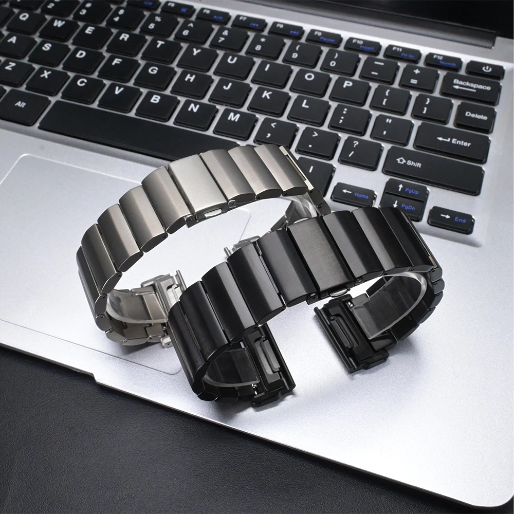 ไทเทเนียม 26 มม.สำหรับนาฬิกาการ์มิน Fenix ​​8 7X Pro 51 มม.Fenix ​​6 Pro 5 Plus สร้อยข้อมือสายรัดข้อมือสำหรับการ์มิน เอนดูโร่ 3 Instinct 2X
