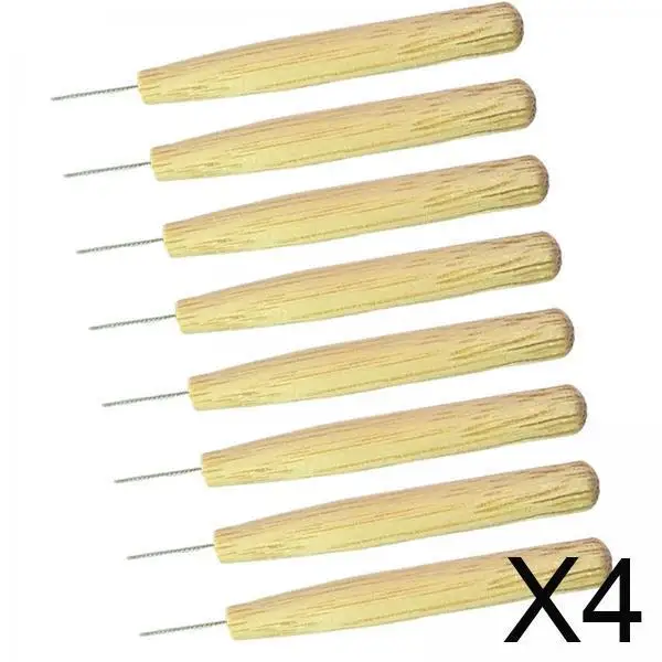 

Bamboo Tooth Brushes Set Portable Tooth Cleaning Tool Lightweight Tooth Flosser Brush for Home Travel or Office Use