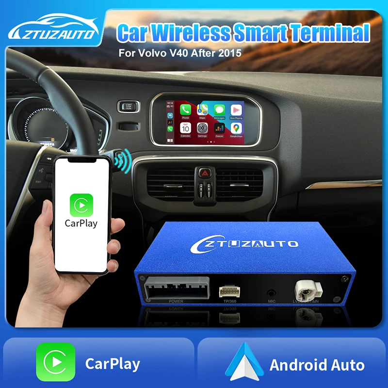 Wireless CarPlay for Volvo V40 2015-2019 7