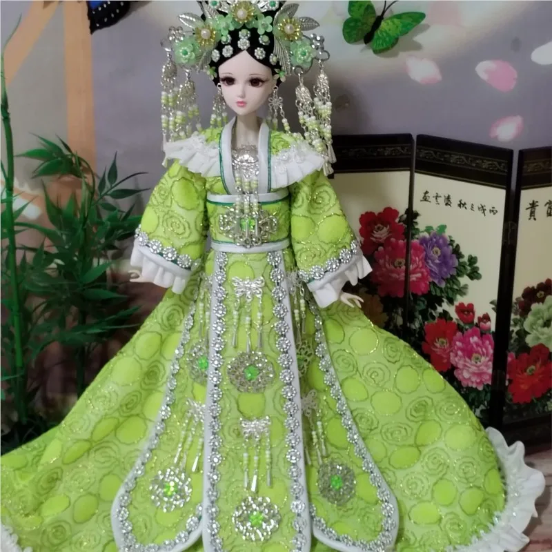 2026 New Chinese Original Costume Doll 30cm Multi Joint Princess Doll Clothes with Doll Antique Style Toy Doll Clothes Set LI929