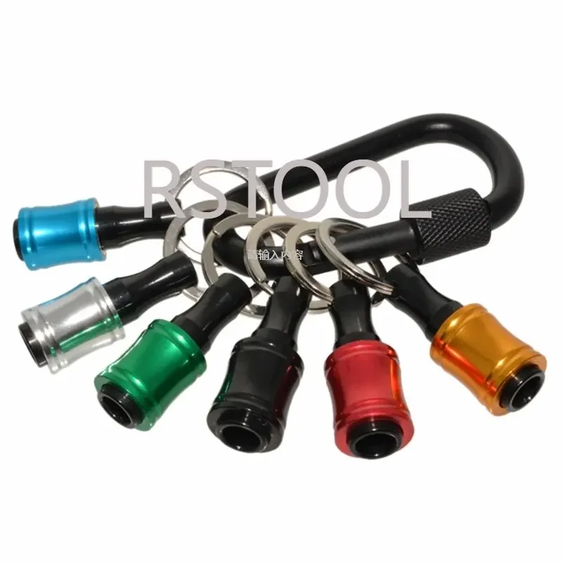 1/4Inch Chuôi Lục Giác Hợp Kim Nhôm Tua Vít Bit Giá Đỡ Thanh Nối Dài Khoan Vít Adapter Phát Hành Nhanh Móc Khóa Dễ Dàng thay Đổi