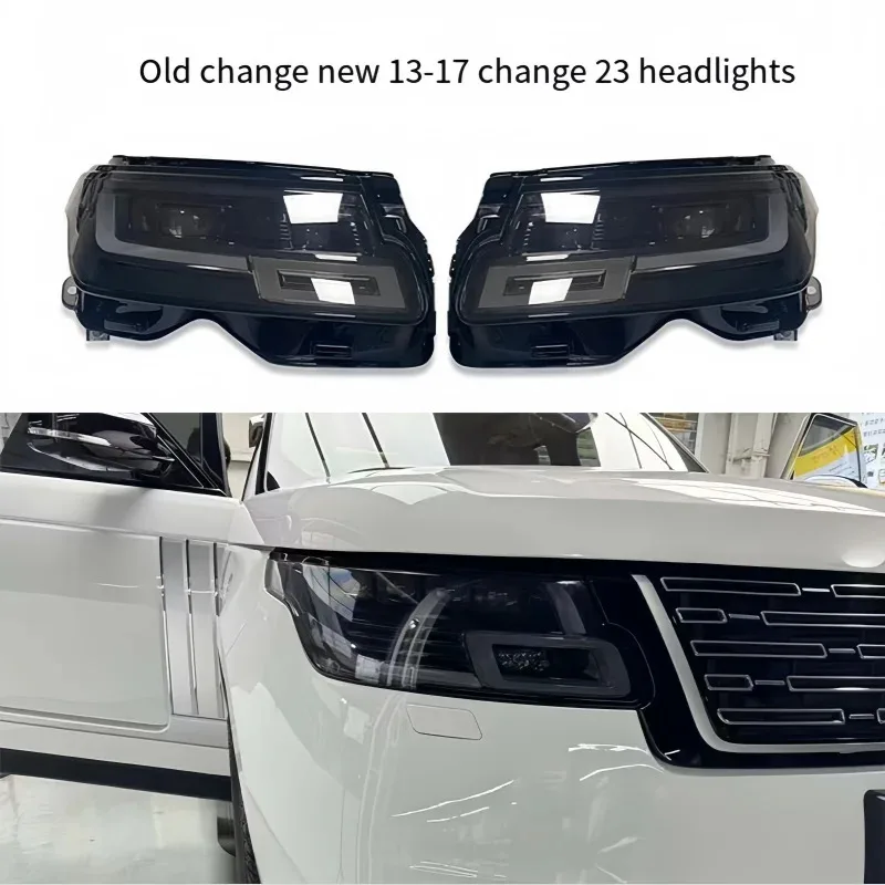 Suitable for  2013-2017 13th Generation Range Rover Sport L405 Change to 2023 Model the Body Kit and  SV Front Bumper Kit.