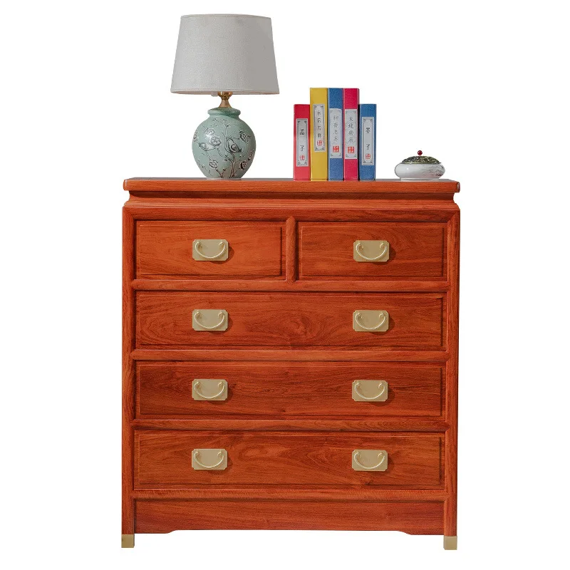 Mobili in mogano Myanmar cassettiera in palissandro camera da letto cinese antico grande frutta in legno di sandalo rosso