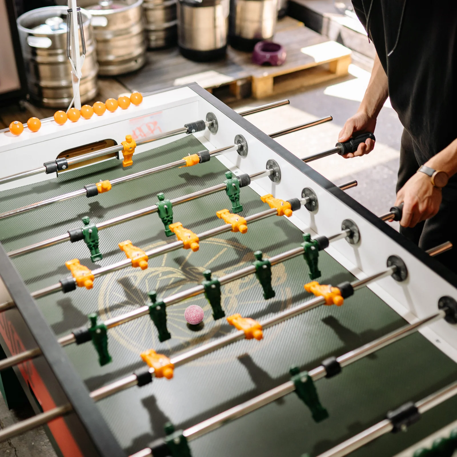 

3Pcs Football Table Soccer Game Balls Foosball Ball Replacement Durable Compact Lightweight ABS Material Foosball Ball