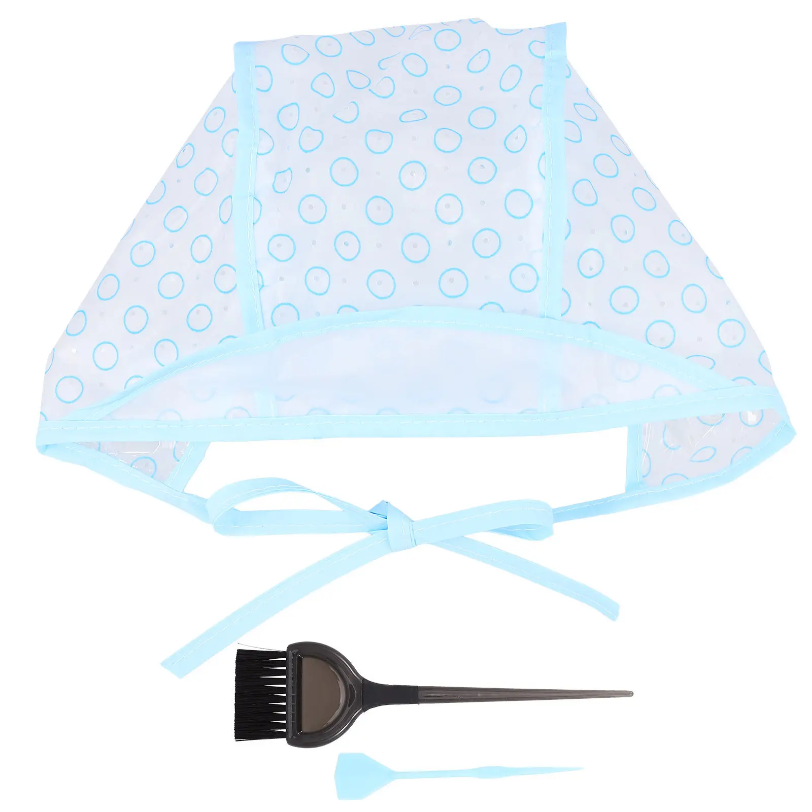 

4Pcs Hair Dyeing Brush Set with Hair Coloring Caps Featuring Pointed Tips for Easy Parting Separating and Full Coverage