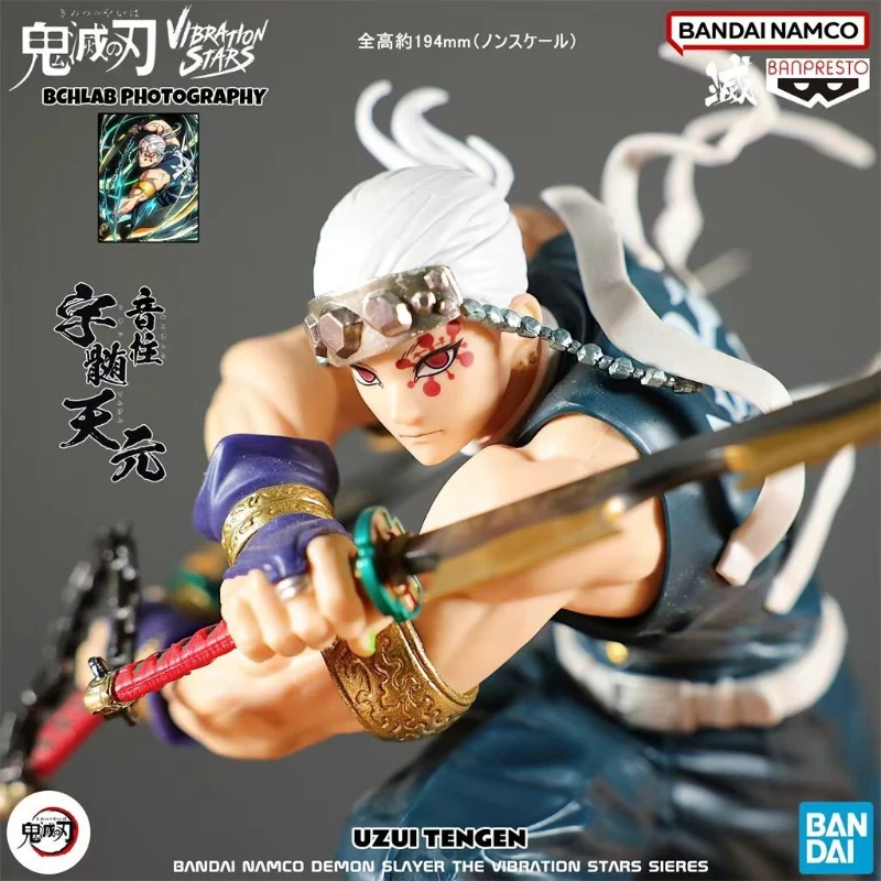 

Bandai Banpresto оригинальные фигурки героев демонов VIBRATION STARS Uzui Tengen периферийные украшения аниме фигурки модель куклы