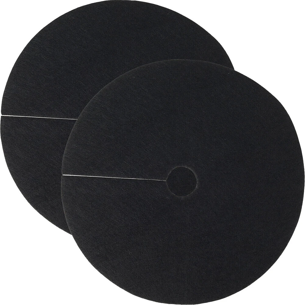 

Accessories Shading Mats Non-woven Fabric 12pcs 15-42cm Disc Black Guard Ring Tree Protector Mats High Quality