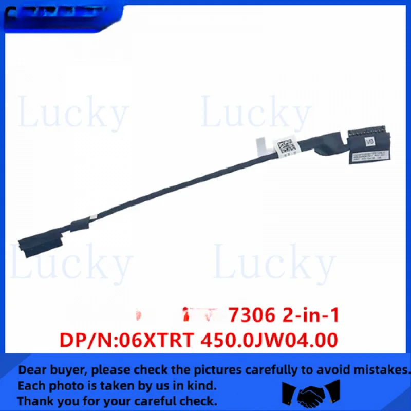 f    For Dell lnspiron 7306 2-in-1 Battery Cable Wire Line 06XTRT 450.0JW04.00