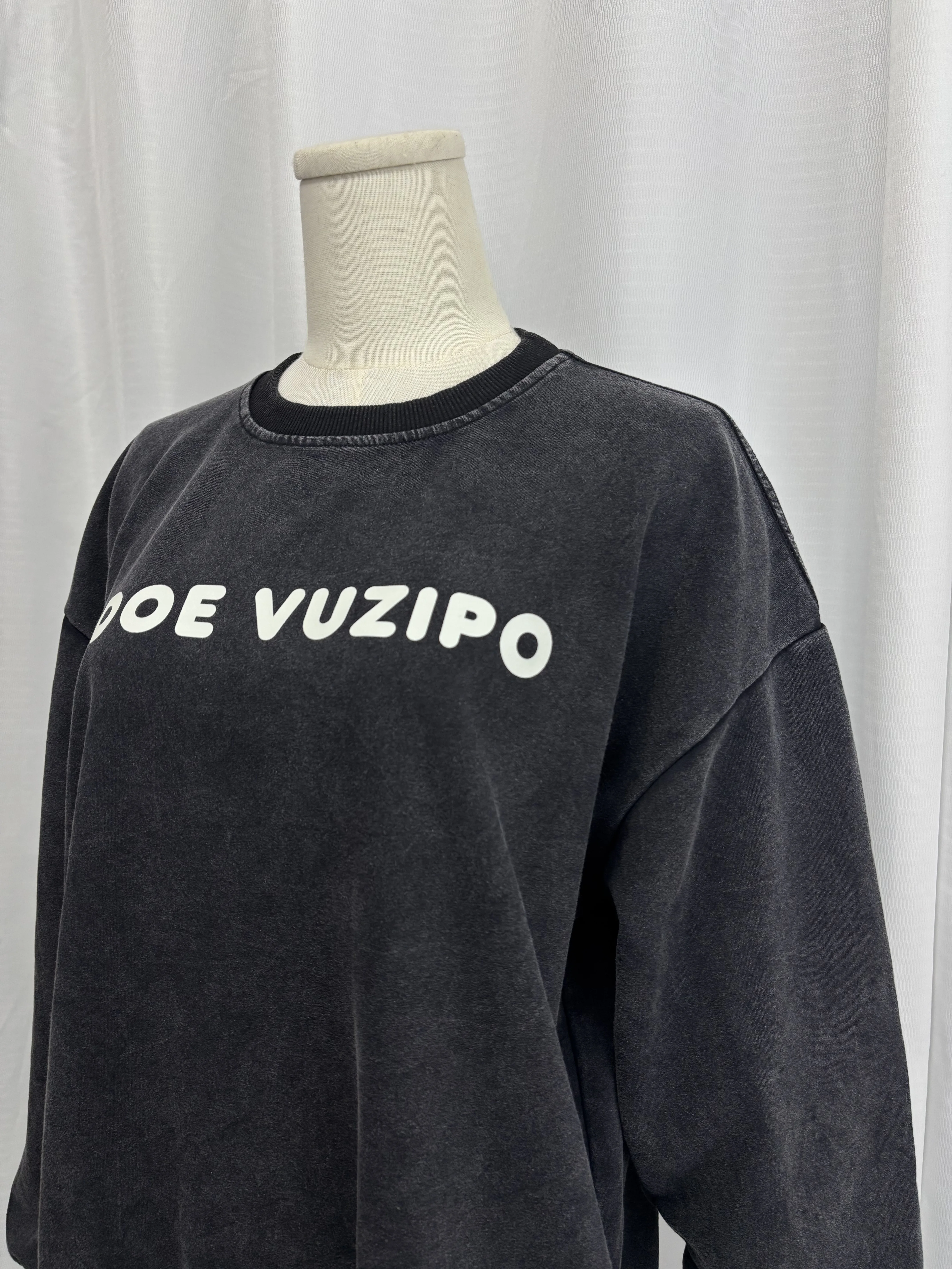 Real shot – sweat-shirt surdimensionné à col ras du cou pour femmes, style hip-hop américain, Design Vintage, Niche, tendance, haut ample, 2025