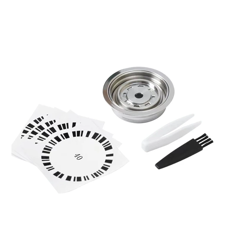 AT17 محول كبسولة قابل لإعادة الاستخدام 40 مل لآلة Vertuoline Vertuo Next Pop المتوافقة مع كبسولات كبسولات قهوة نسبرسو