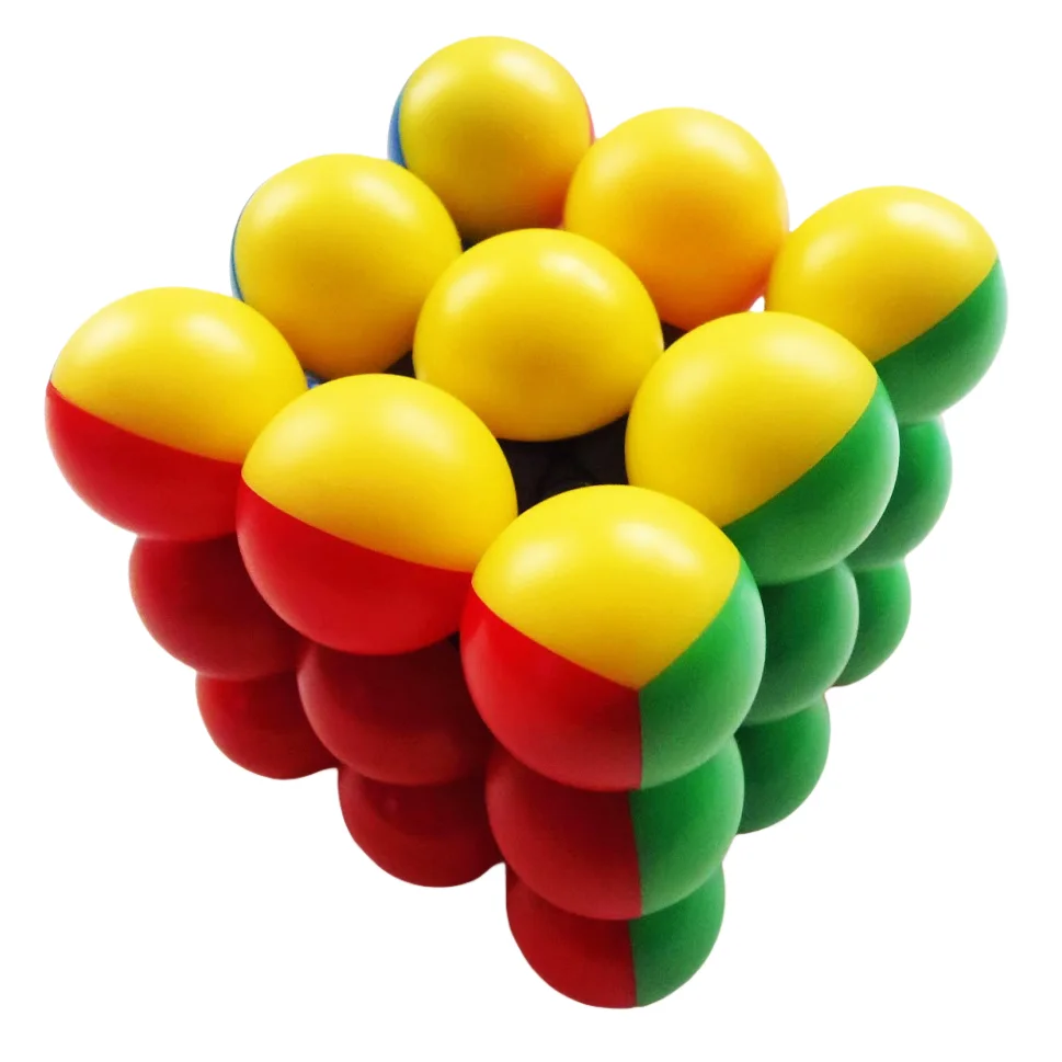Cubo de bola de bienestar de Meffert, cubo mágico de velocidad, rompecabezas de forma extraña, cubo sin pegatinas, juguetes de rompecabezas