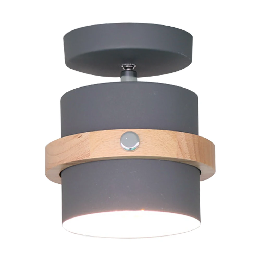 

LED Ceiling Lamp Durable Downlight Simple Design Bedroom Bathroom Living Room Kitchen Dining Wooden Metal Material Low Decay