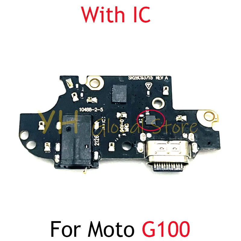 

For Motorola Moto G100 G200 Edge S30 USB Charging Dock Connector Port Board Flex Cable Repair Parts