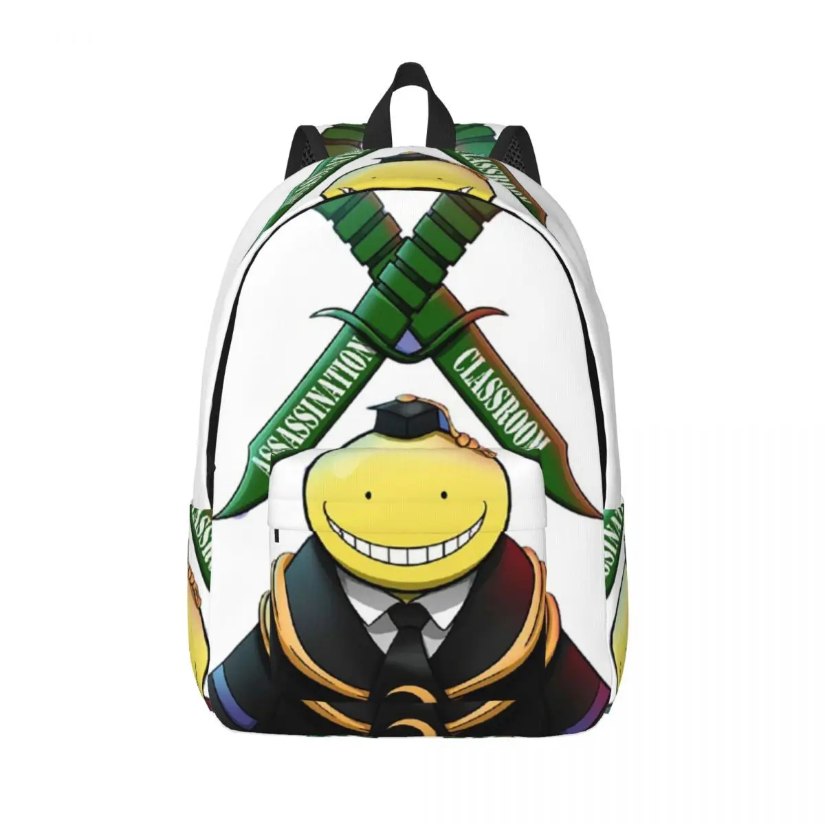 Assassination Classroom Octopus Koro Sensei Student Backpack School Bag Hiking Travel Daypack for MenWomen Bookbag Shoulder Bags