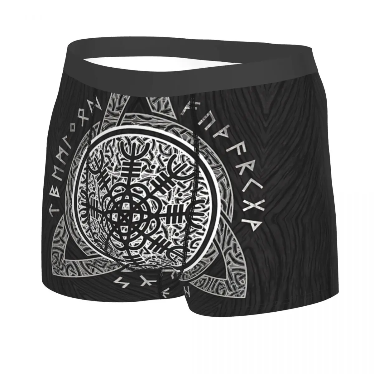 The Helm Of Awe Man's Boxer Briefs Underwear Greek Viking Highly Breathable Top Quality Sexy Shorts Gift Idea