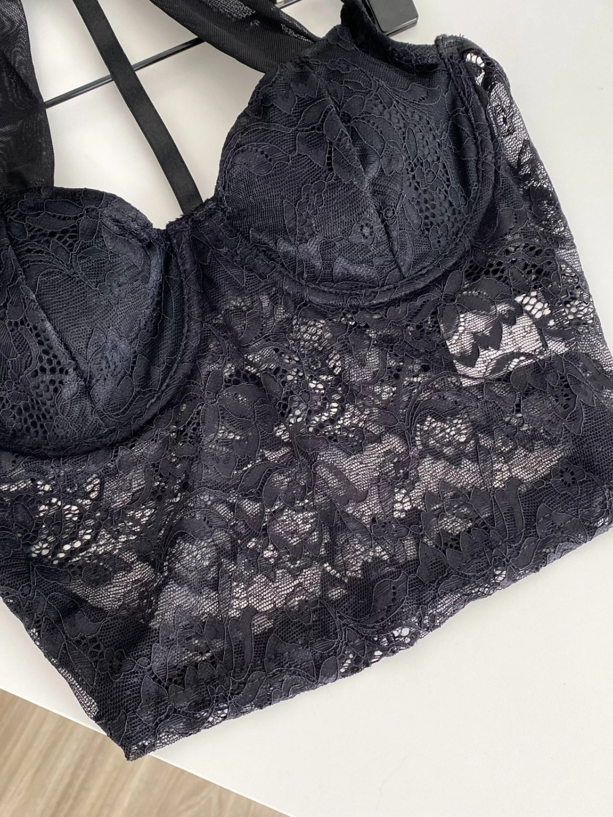 Foamlina Hot Spicy Girls Halter Floral Lace Slim Camis Top Summer Fashion Women Hollow Out Crop Tank Top Y2K Club Party Outfits