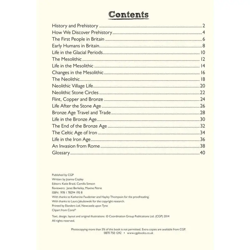 KS2 History Discover  Learn Stone Age To Celts Study Book Years 3  4 CGP Books Coordination Group Publications 9781782941958