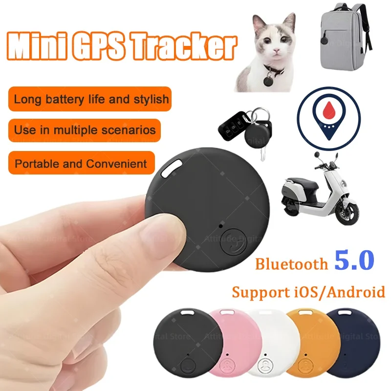 

Car GPS Tracker Smart Mini Bluetooth 5.0 Anti-Lost Device Pet Tracking Finder For IOS Android Elderly Children Wallet Locator