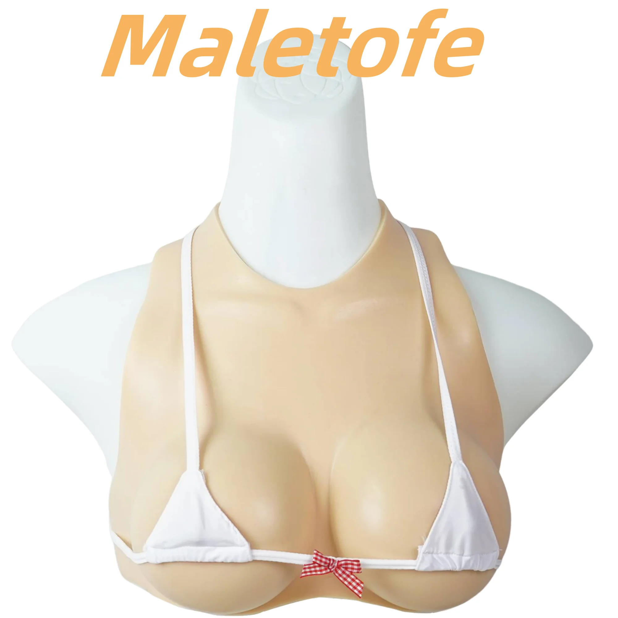 

Maletofe Crossdressing Realistic Bloodshot Silicone Breast Forms Fake Boobs Tits Shemale Transgender Sissy Drag Queen Cosplay