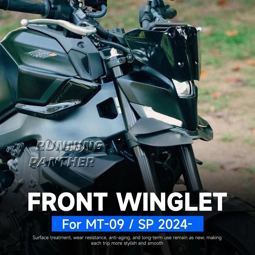 

NEW FOR YAMAHA MT - 09/MT09 SP MT09 MT 09 2024 - Motorcycle Downforce Naked Frontal Spoilers Kit Aerodynamic Winglets Included