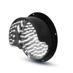 Road Safety Customized 200mm White LED Traffic Signal Light Module DC12V DC24V Traffic Replacement