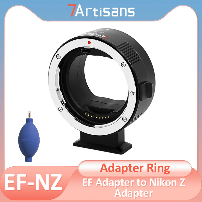 7artisans AF Lens Adapter EF-NZ Auto Focus Camera Lens Convertor for Canon EF Mount Lens to Nikon Z Mount Camera Z6 Z7 Z8 ZFC Z9