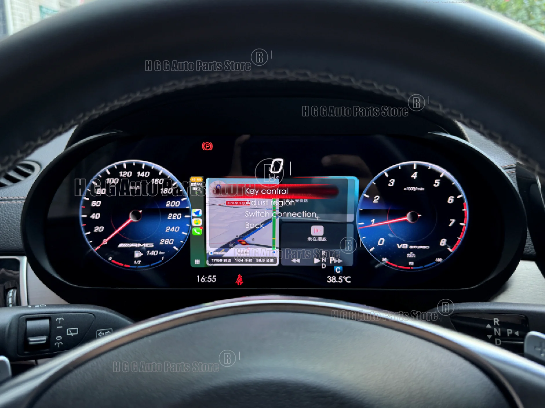 jo LCD Digital Dashboard Cluster For Benz ML GL GLE GLS W166 X166 2012-2019 Years Auto Instrument Paneel Cockpit Speedme CARPLAY