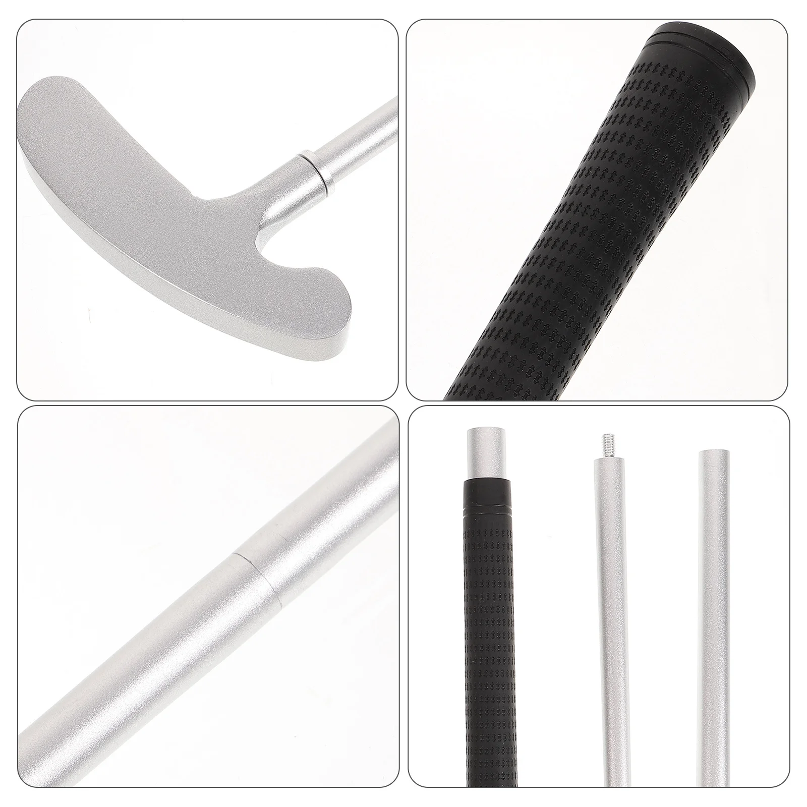 

1Set Alloy Golf Putter and Training Ball Wear-Resistant Reusable Practice Equipment for Adults Beginners Portable Metal Golfing