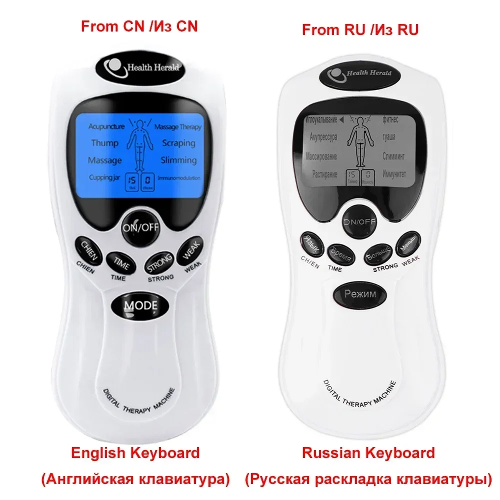 Health Tens Muscle Neck Massager Back Electric Digital Therapy Machine Massage Electronic Pulse Stimulator for Full Body Care