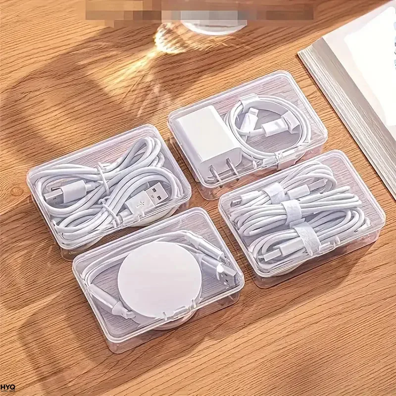 Cable Organizer, Durable Plastic Storage Box, Daily Office Supplies, Miscellaneous Loading Straps and Mobile Device Management view 5