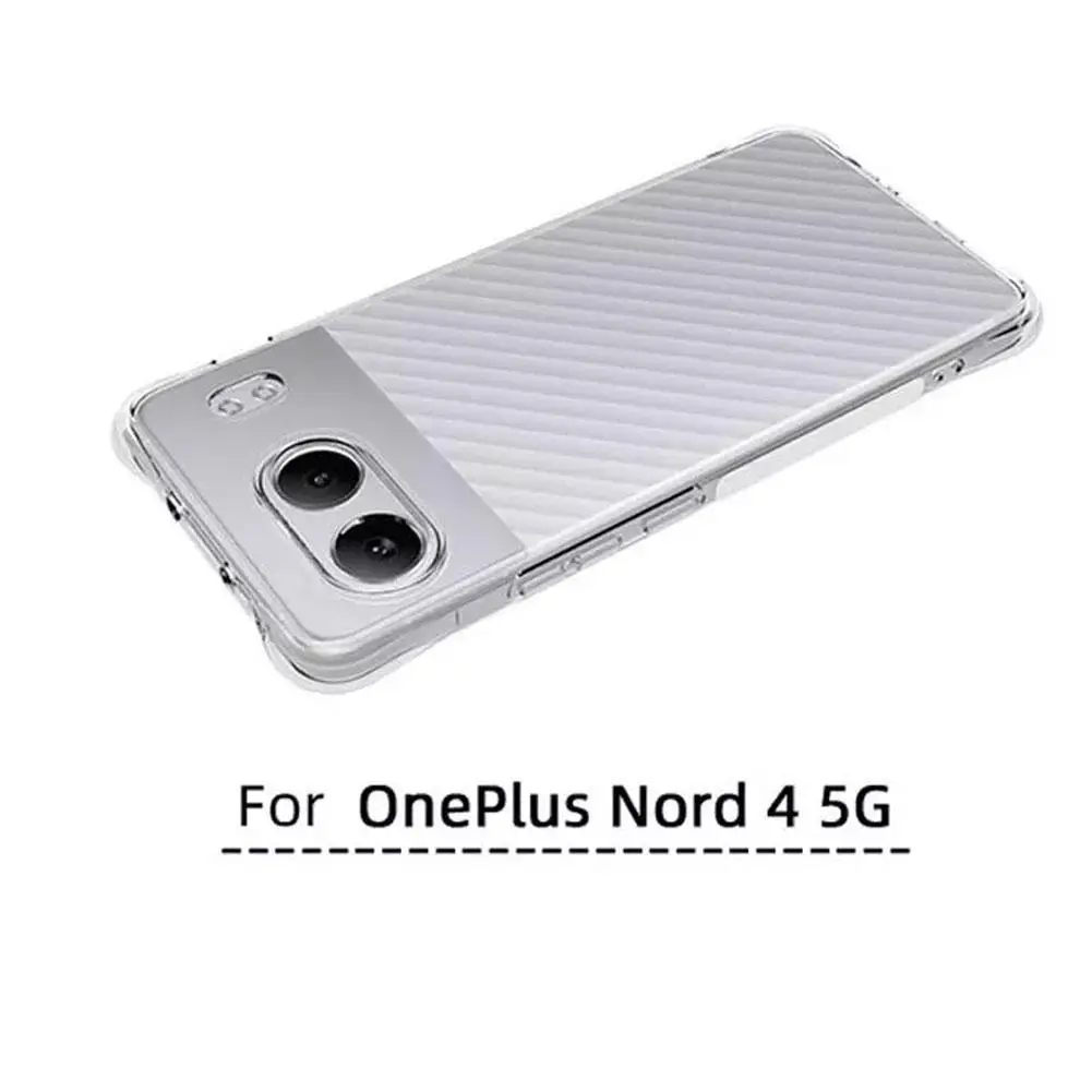 For OnePlus Nord 4 Mobile Phone Protective Case TPU Highly Transparent Phone Shell Anti-drop Phone Protective Cover For OnePlus