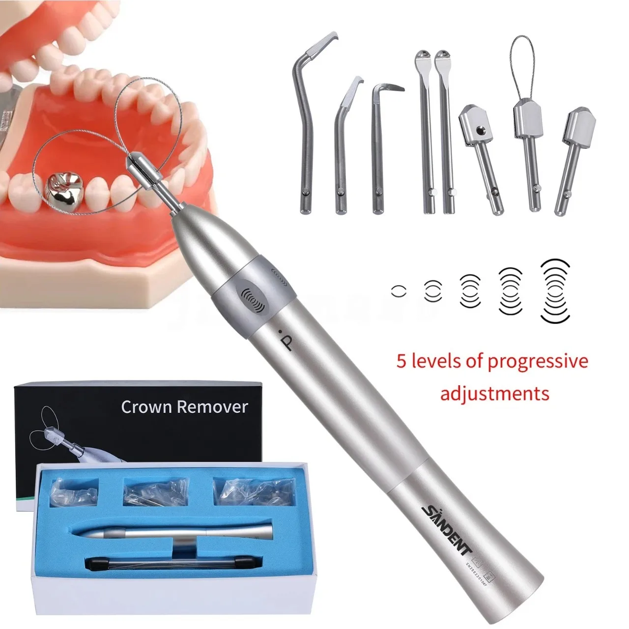 Dental Portable Automatic Crown & Bridge Remover Easy Remover Teeth Crowns Extractor Dentistry Tools Surgical Instruments