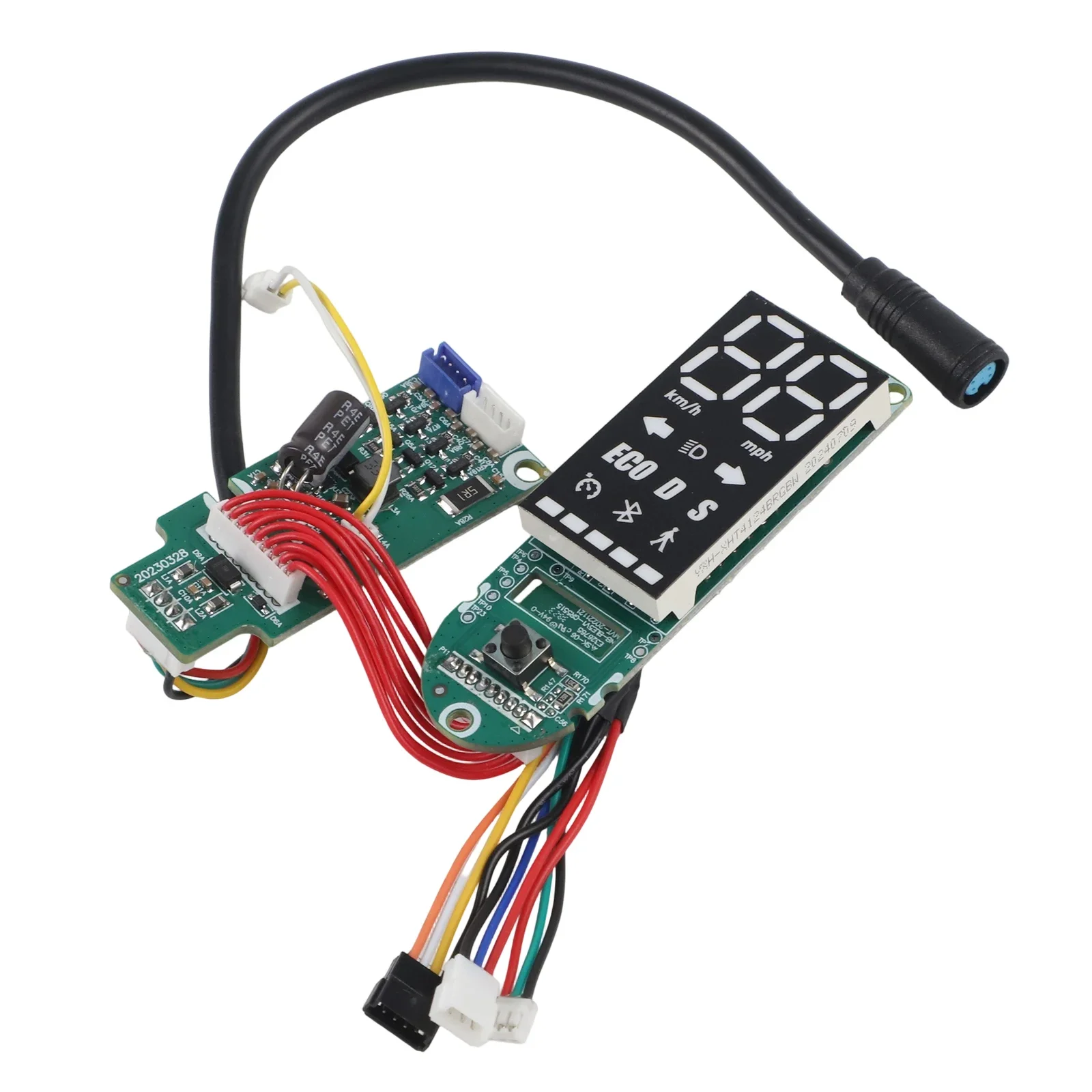 

Aluminum Scooter Accessories Citycoco Aluminum Meter Line Length 202mm Electric Scooter Dashboard Compact Size