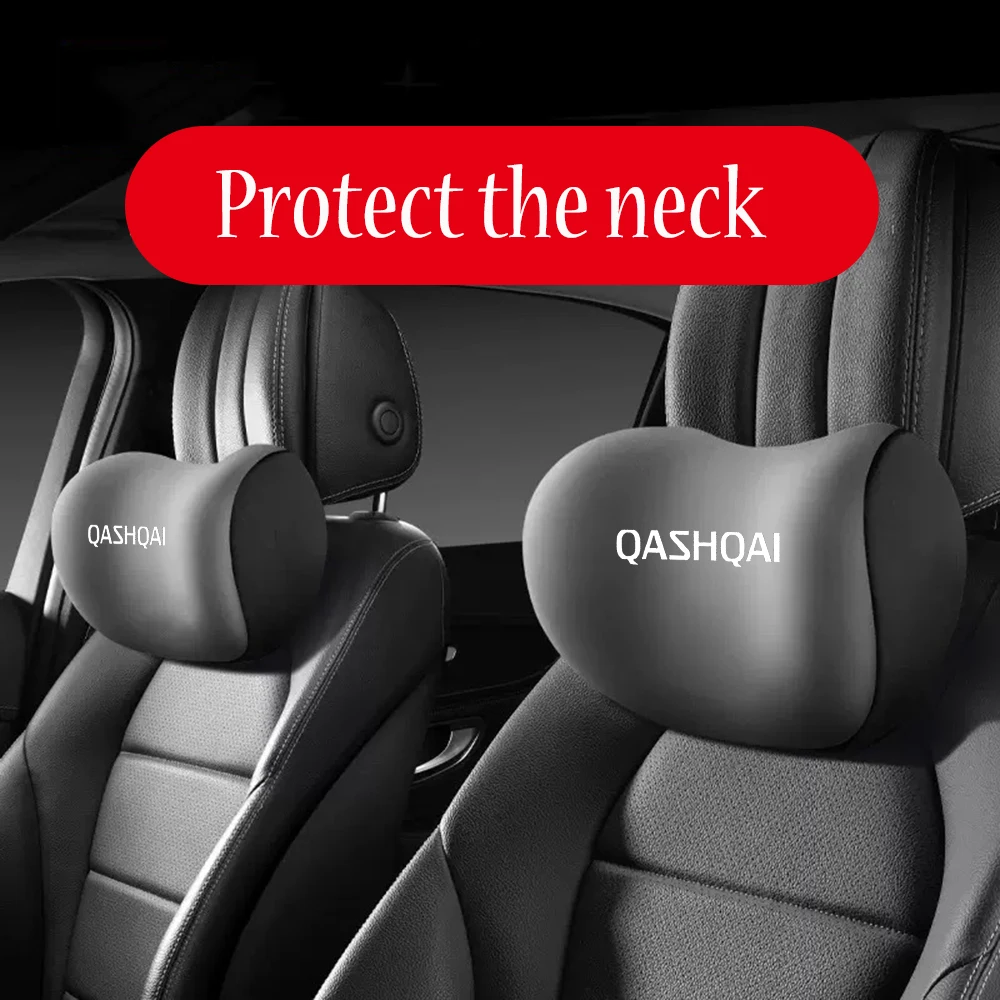 Memory Foam Car Headrest Neck Support Seat Soft Neck Pillow for Nissan Qashqai J10 J11 Car Styling Accessories
