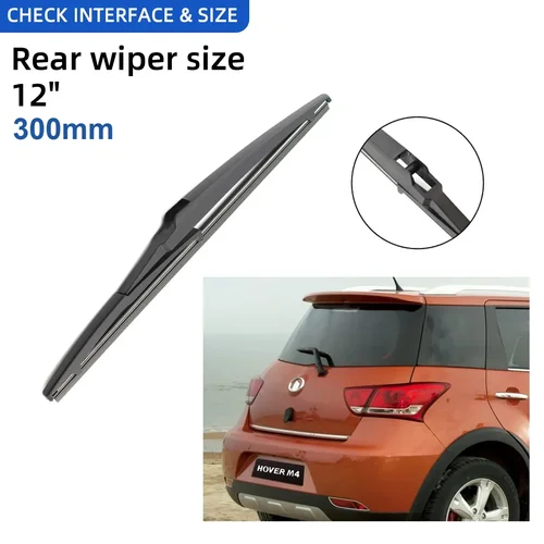 Imagen 2 del producto 3 uds para Great Wall M4 Hatchback Haval Hover 2012-2020 24 ""+ 16"" + 12 ""puestos de limpiaparabrisas delanteros y traseros cortador de ventana