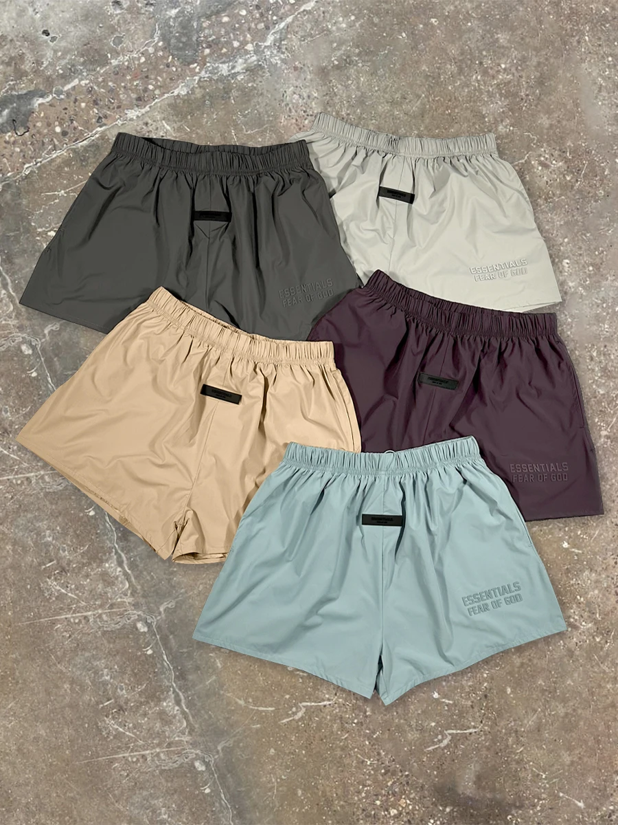 

Новинка 2025, мужские нейлоновые пляжные брюки, спортивные повседневные брюки, дышащие свободные брюки, летний сезон, эластичные брюки для американского отдыха