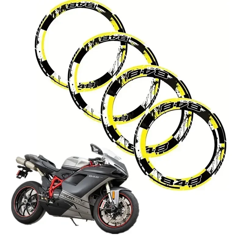 

Для DUCATI 848 evo детали для двигателя мотоцикла Contour Wheel декоративная переводная наклейка-3