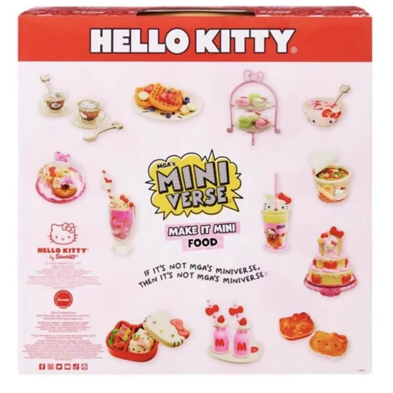 New minitse Hello Kitty Make It Mini Food Series Zuru Mini Brands Hello Kitty Model da collezione Cute Doll regalo di compleanno