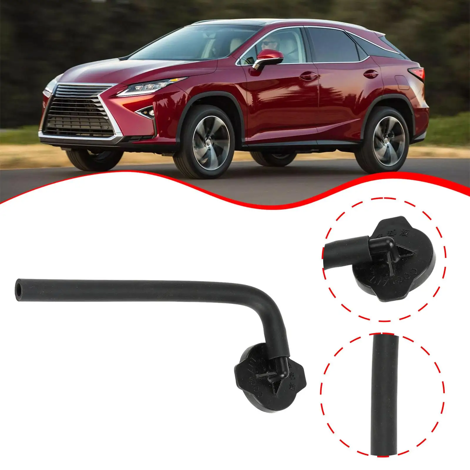 

Car Coolant Overflow Reservoir Cap, Replacement for Toyota for sienna LE Std