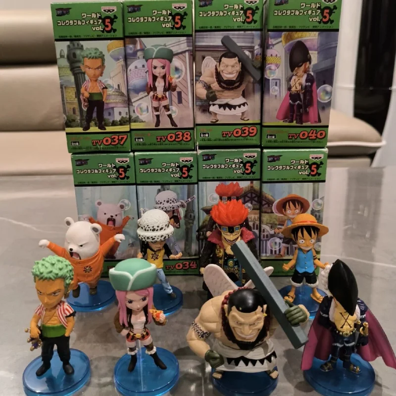 

В наличии One Piece Wcf Tv5 Supernova Rogoff Bebodrek Ulky Monster Urki Sauron Luffy Pawnee аниме окружающие фигурки подарок