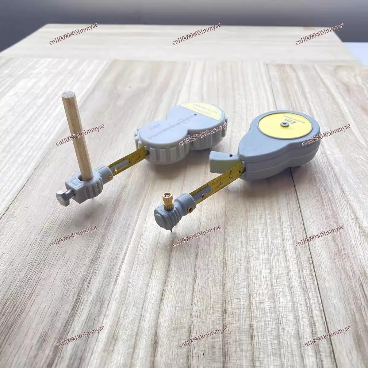 Woodworking Gauge Tape Measure, Compass Rotary Gauge, Drawing of Linear Arcs