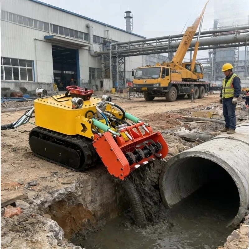 High Quality Underwater Dredge Robot Remote Control with Display for River Pipeline Dredging Good Price