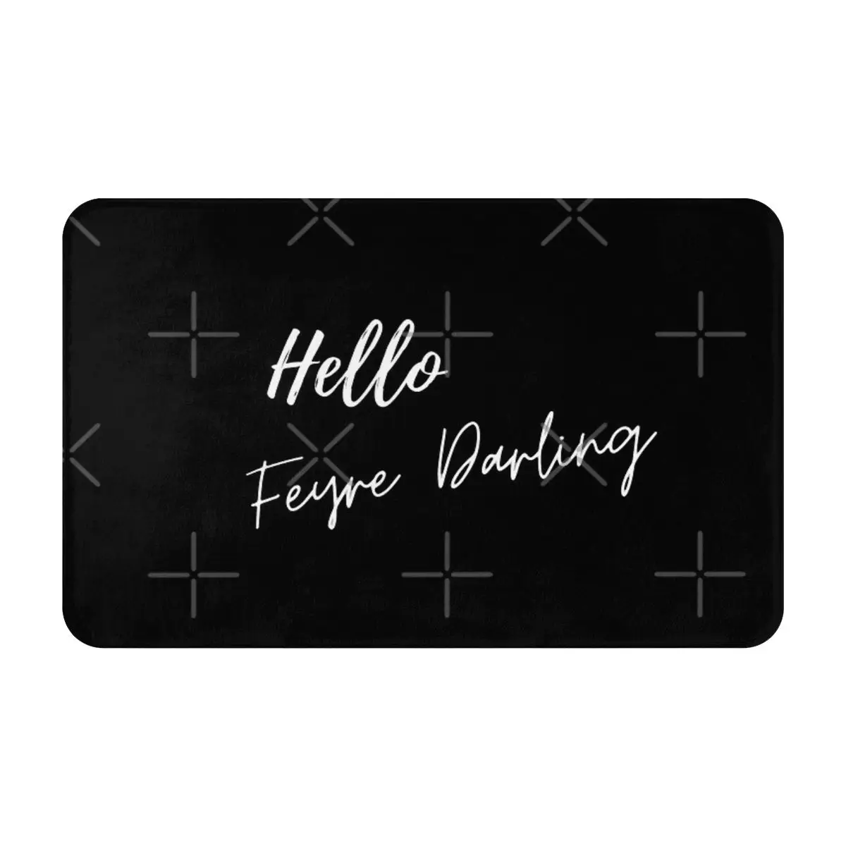 Hello Feyre Darling Acotar Bath Mat Carpet Door Mat 50x80cm Entrance Door Mats Foot Mat Foam Mat