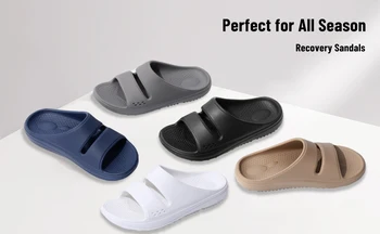 Bebealy Women Orthopedic Slippers With Arch Support Outdoor Men Slippers Soft Antiskid Home Slippers Indoor EVA Cloud Slippers 17