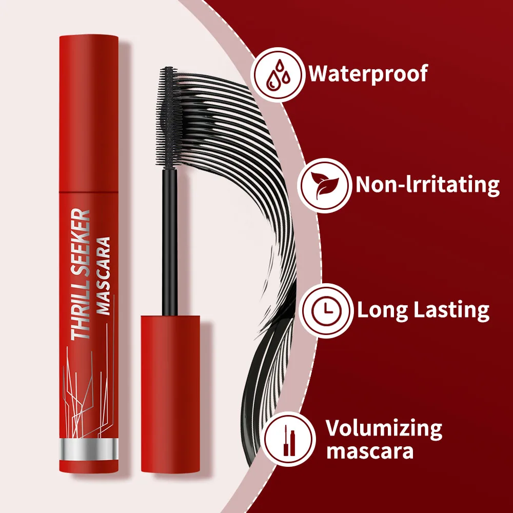 ICVC-Quick Dry Eyelashes Mascara, Longa Duração, Alongamento, Volume Preto, Natural, Grosso, Curling, Maquiagem à prova d'água