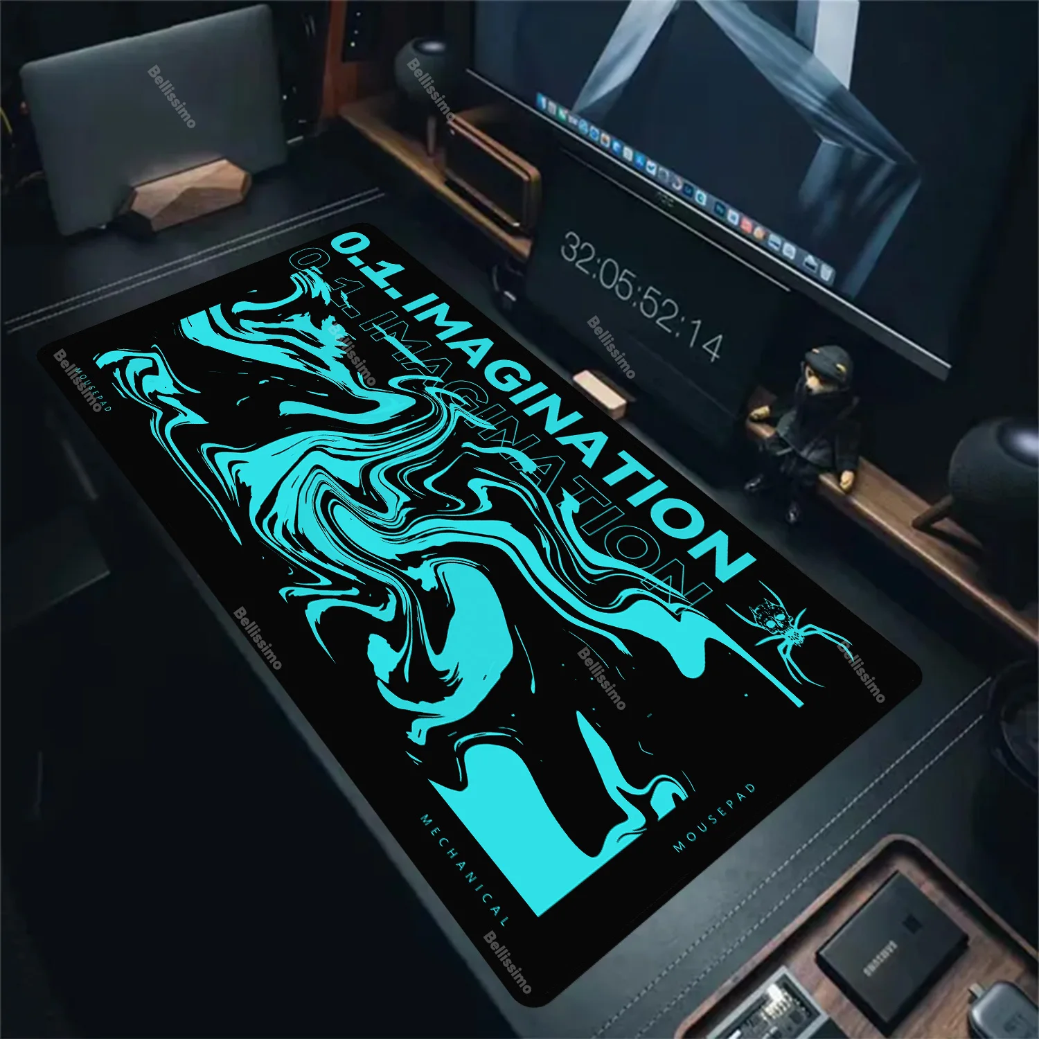 XXL Strata Liquid 900X400 Mouse Pad Komputer Laptop Anime Keyboard Mouse Mat Keyboard Gamer Decoracion Desk Mat Besar Mousepad