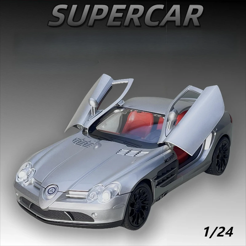 

1:24 зеркальная модель из сплава, гоночный автомобиль, игрушка, литье под давлением металла, звуковой и световой автомобиль, игрушки для детей, подарки на автомобиль