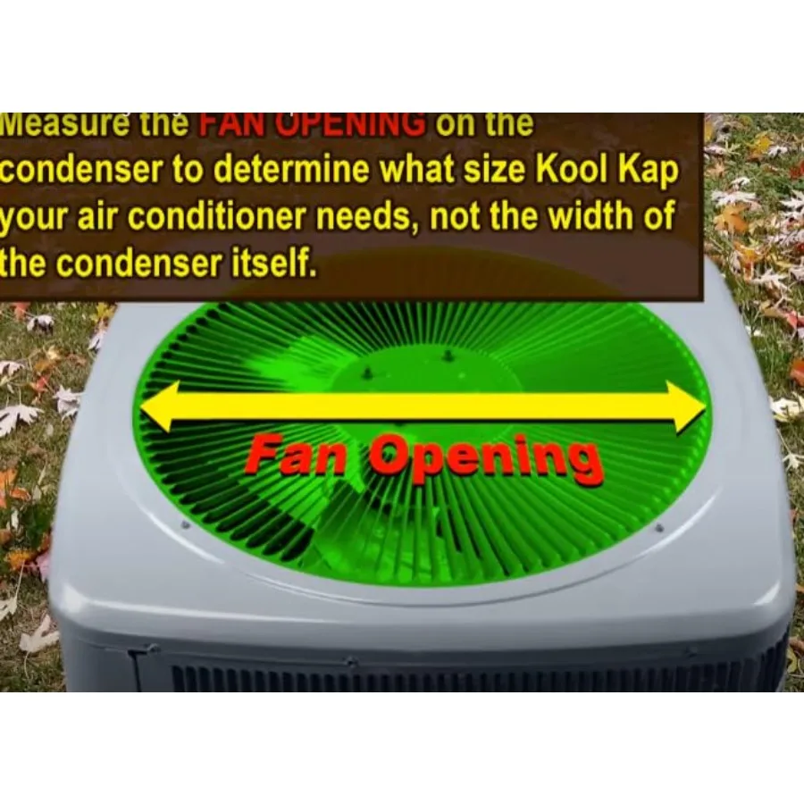 대형 30인치 유닛용 콘덴싱 유닛 보호 커버 뚜껑 검정색 내구성 자외선 차단 쉴드