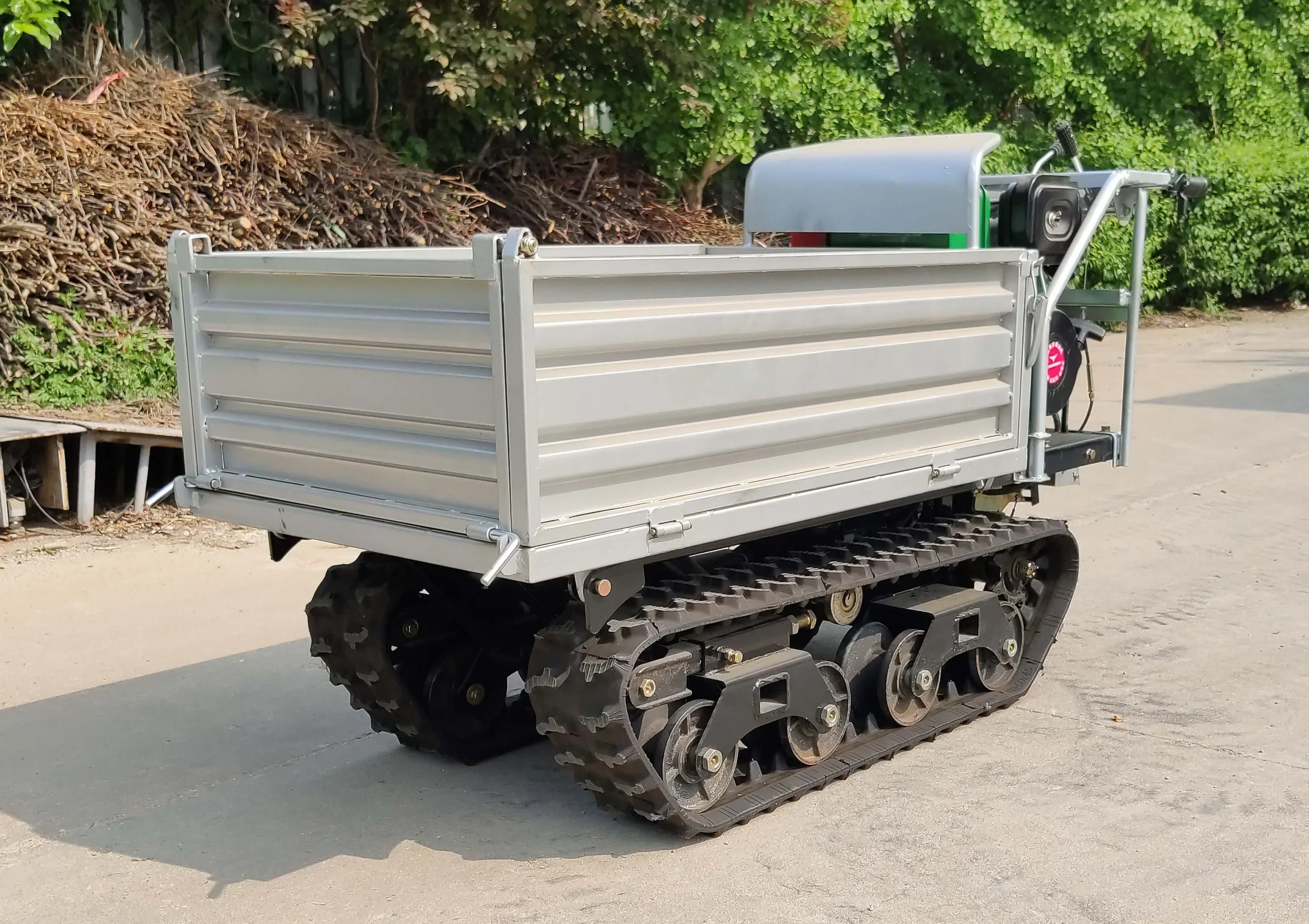 Kendaraan pertanian mesin Diesel Crawler Transport