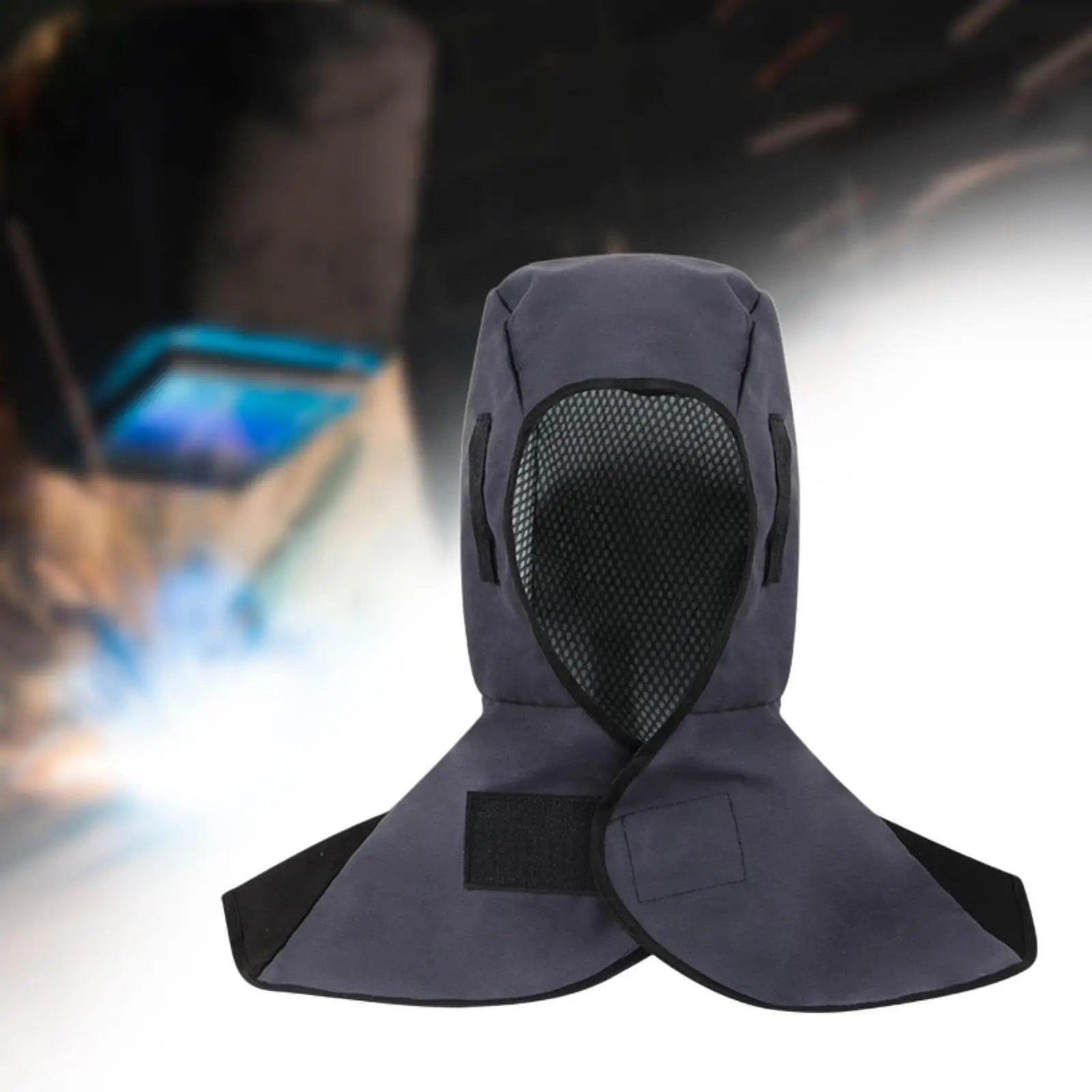 

Welding Hood Head Protection with Neck Shoulder Drape Protective Welding Cap
